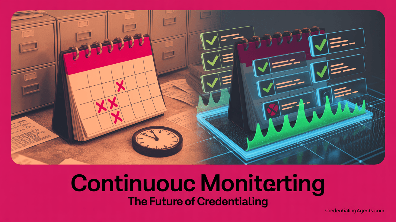 From Periodic to Continuous: Why Real-Time Credential Monitoring Is Replacing Annual Reviews