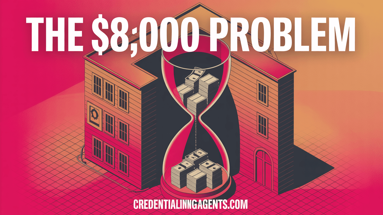 The $8,000 Problem: What Delayed Credentialing Really Costs Your Healthcare Staffing Agency