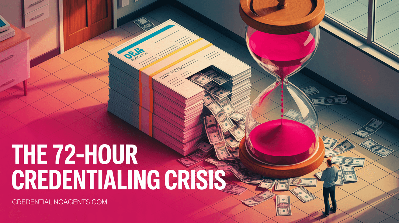 The 72-Hour Credentialing Crisis: Why Every Day of Delay Costs Your Healthcare Staffing Firm Thousands