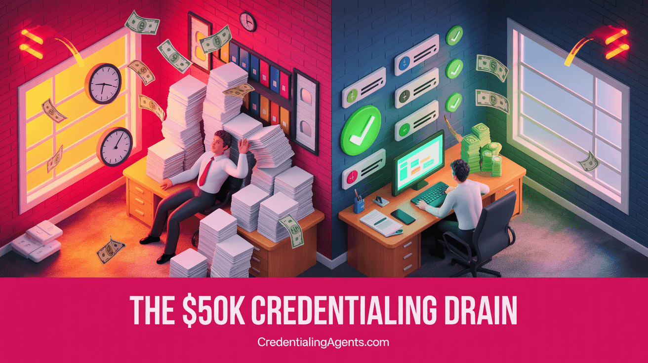 The $50K Credentialing Drain: Why Manual Processes Are Bleeding Your Staffing Agency Dry