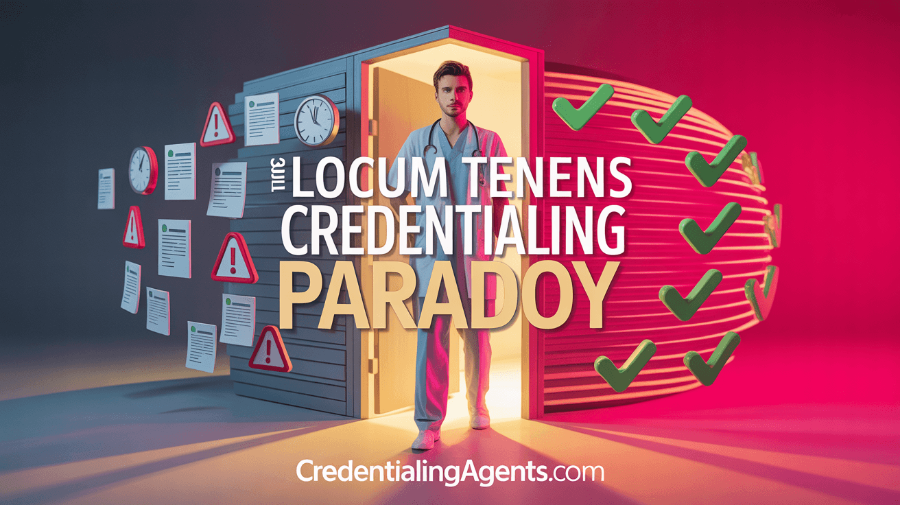 The Locum Tenens Credentialing Paradox: Why Physician Staffing Agencies Face the Industry's Toughest Compliance Challenge