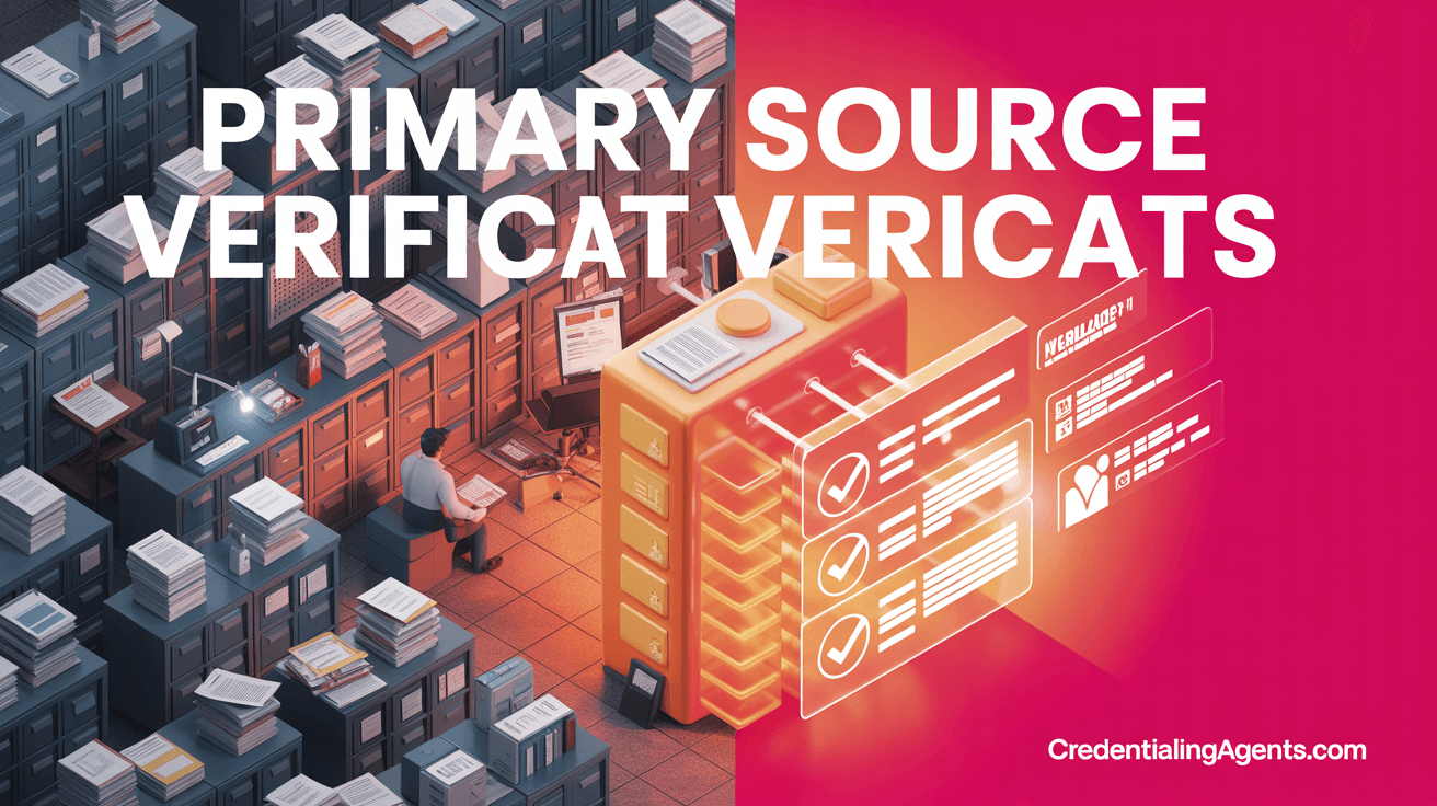 Primary Source Verification in Healthcare Credentialing: The Non-Negotiable Standard Your Agency Needs