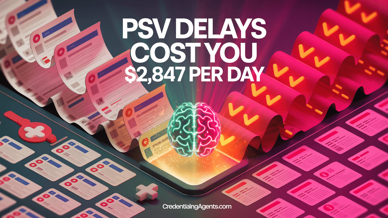 The Real Cost of PSV Delays: How Slow Primary Source Verification Bleeds Healthcare Staffing Agencies Dry