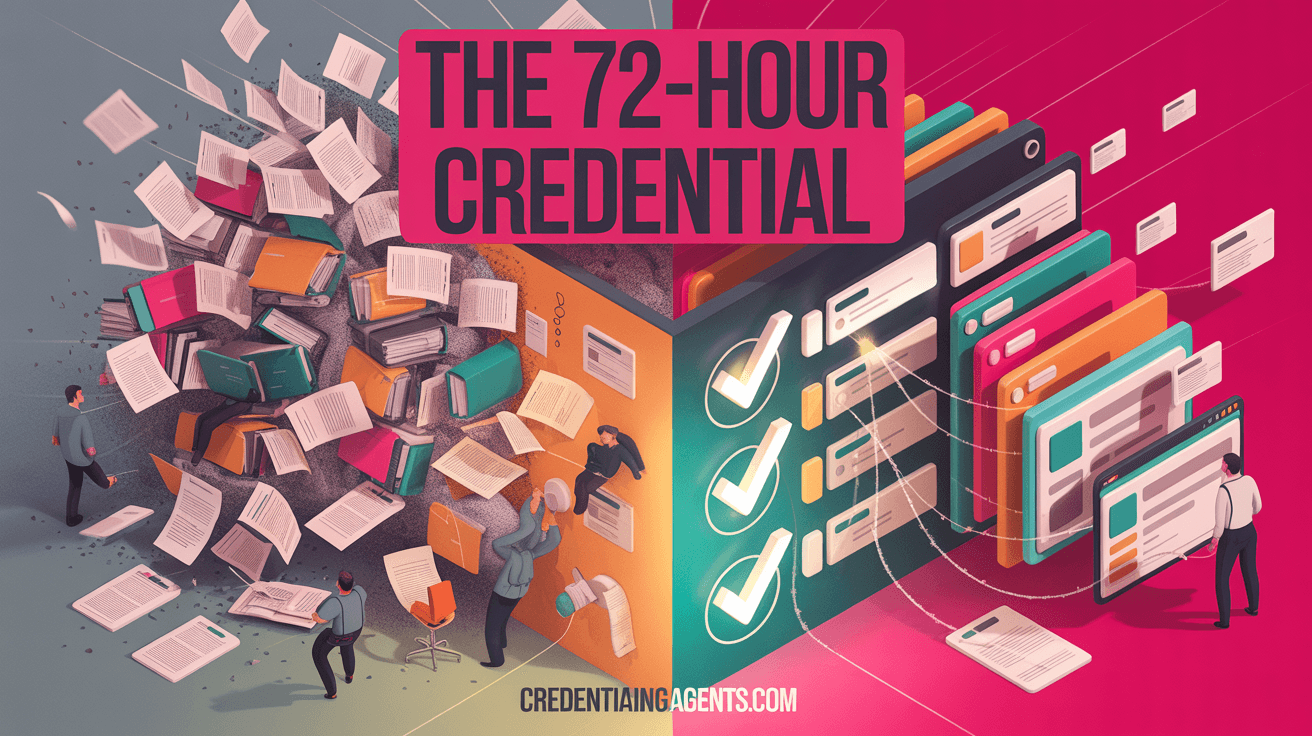 The 72-Hour Credentialing Promise: How AI is Turning Weeks into Days for Healthcare Staffing