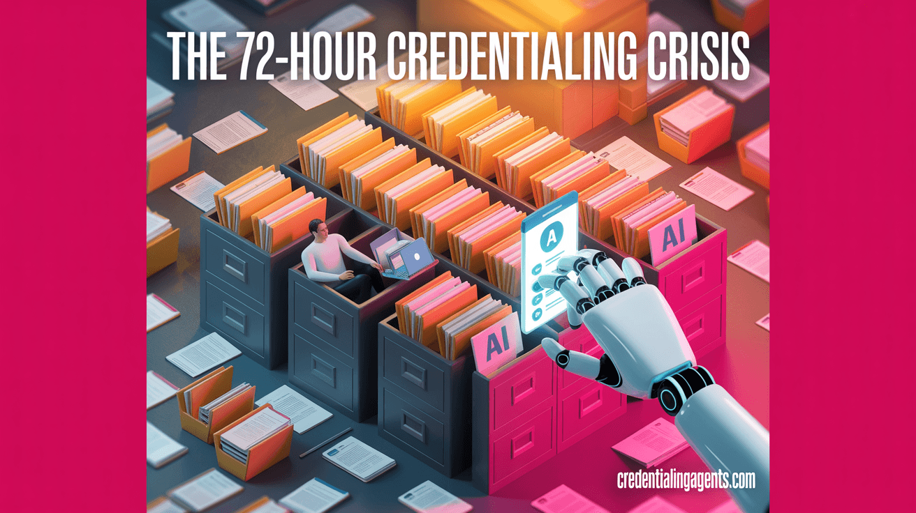 The 72-Hour Credentialing Crisis: Why Healthcare Staffing Delays Cost You $47,000 Per Week