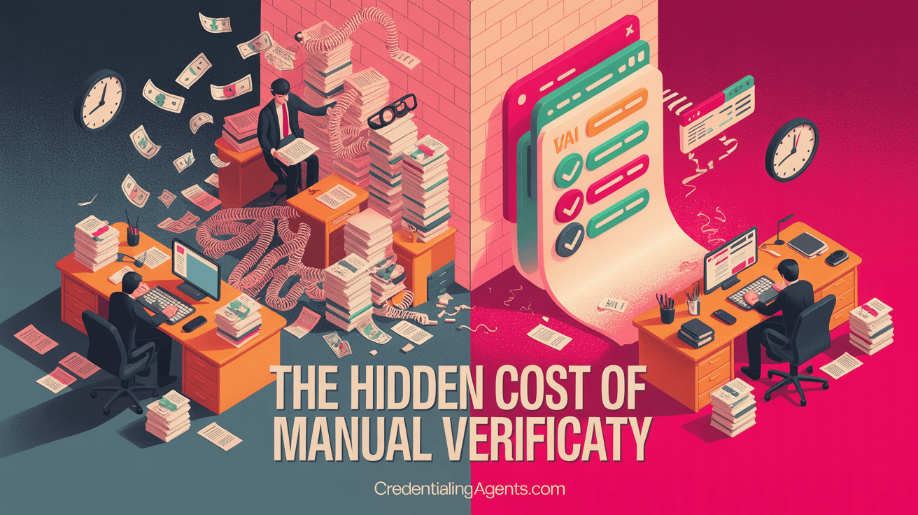 The Hidden Cost of Manual Primary Source Verification: Why Healthcare Staffing Agencies Are Bleeding Time and Money