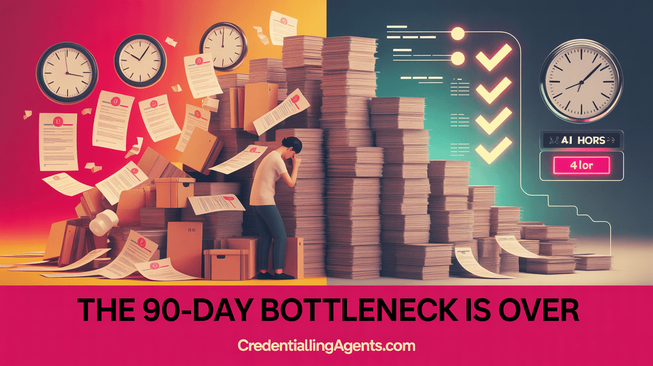 The 90-Day Credentialing Bottleneck: How AI is Turning Weeks into Hours