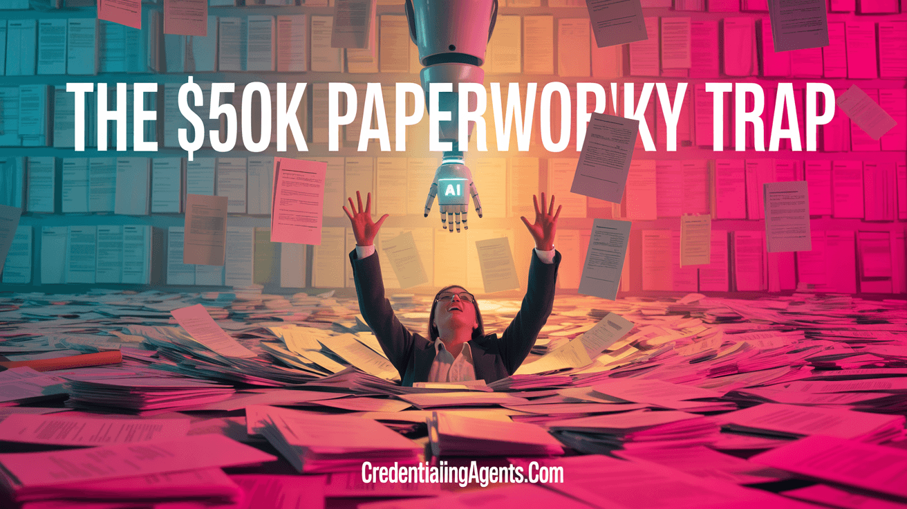 The $50K Paperwork Trap: Why Manual Credentialing Is Bleeding Your Staffing Agency Dry